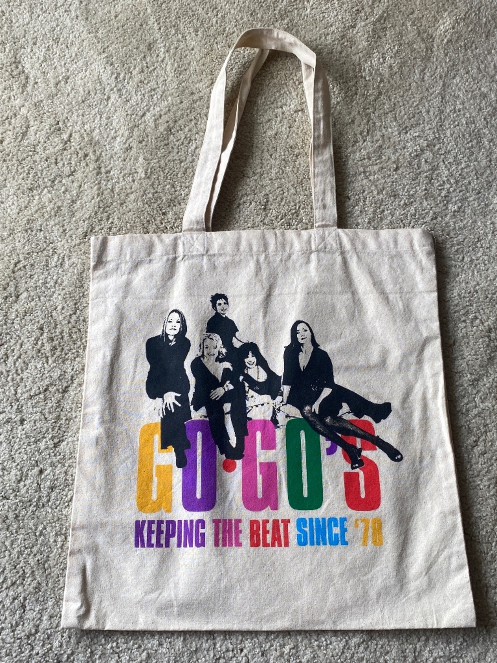 The Go Go's Canvas Tote Bag-Keeping the Beat Since '78